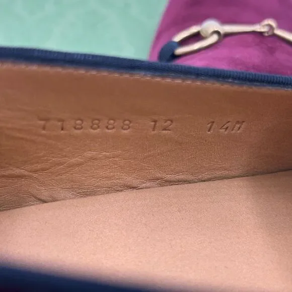 Men’s Gucci Horsebit velvet loafers size 12 fits 13 US made in Italy - Picture 11 of 12